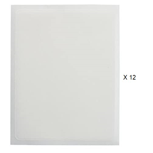 ***新商品****オアシスサプライ 超高級、柔軟で割れにくいアイシングシート、ホワイト（8.5インチ x 11.5インチ）12枚または24枚セット