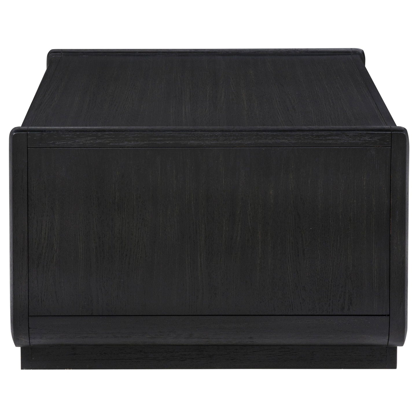 Leandro 2-drawer Wood Cocktail Coffee Table Burnished Black