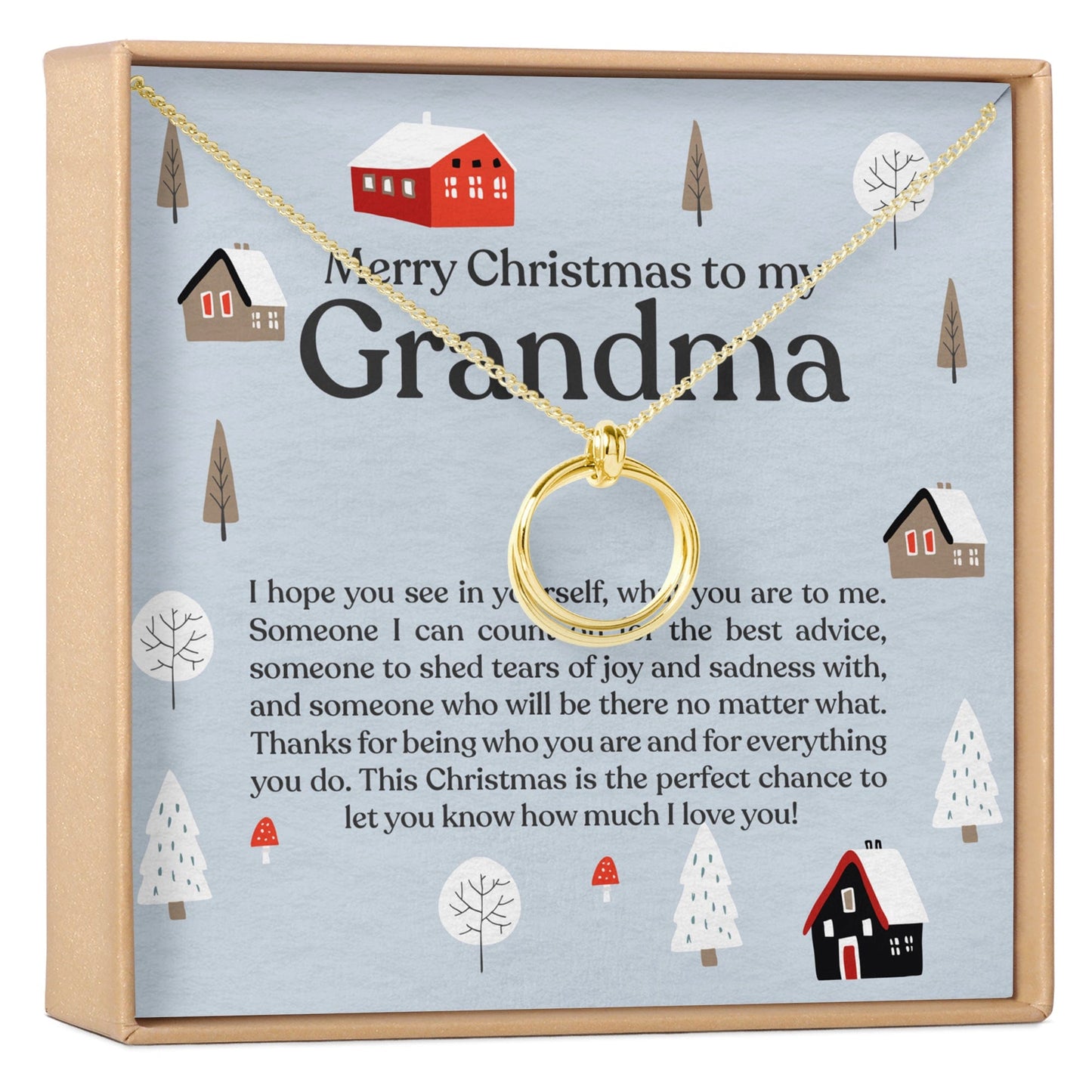 Christmas Gift for Grandmother Necklace, Multiple Styles