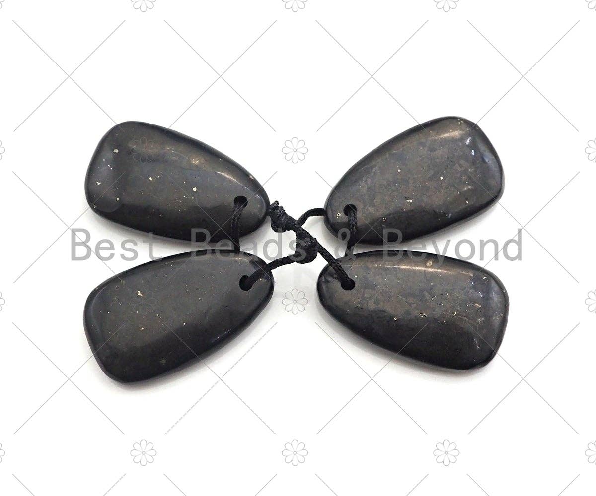 Triangle Shape Shungite stone for EMF Protection, Shungite Authentic Stone, Healing Energy, Meditation, Protection,18x32mm, sku#U991