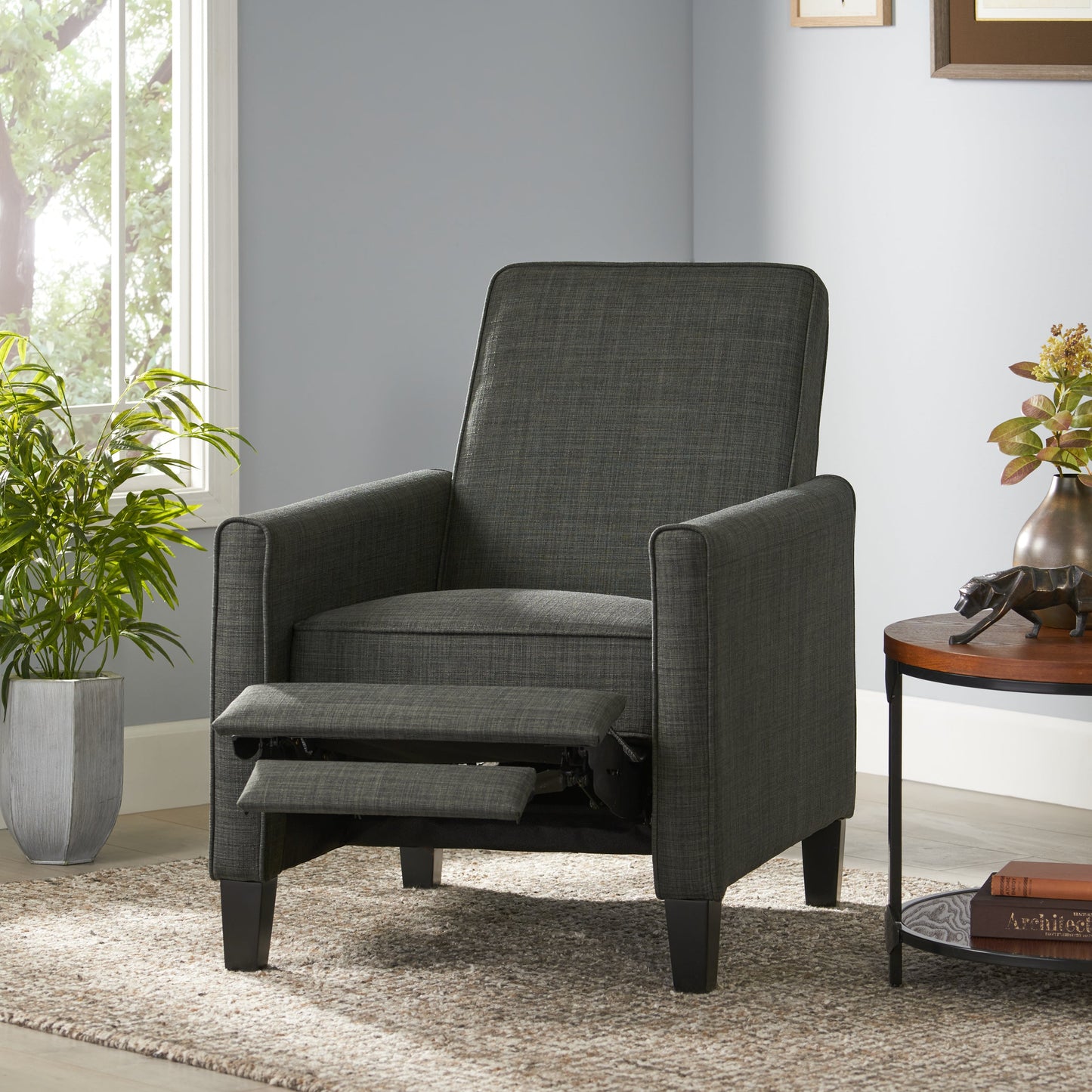 27.5" Push Back Recliner Chair