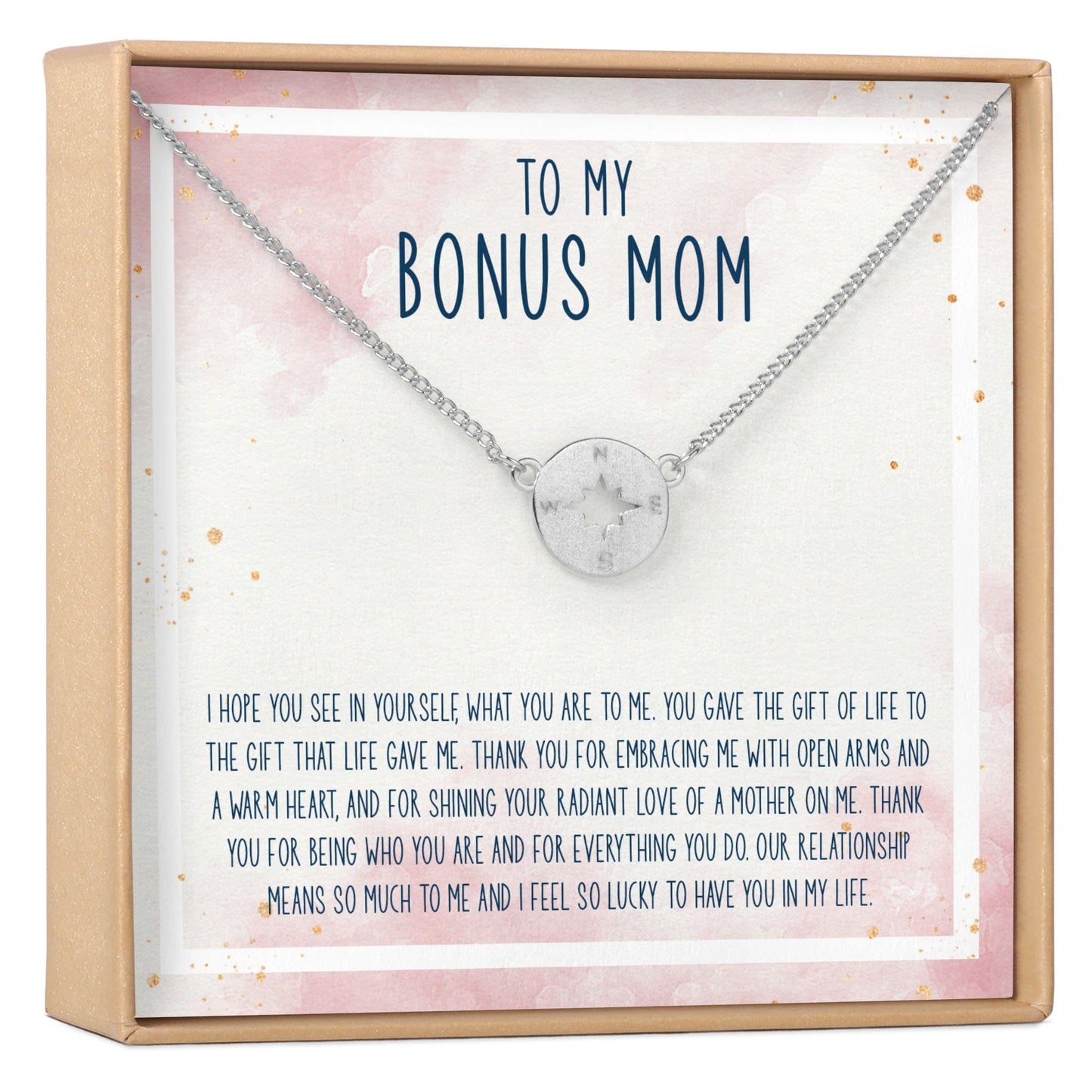 Bonus Mom Necklace, Multiple Styles