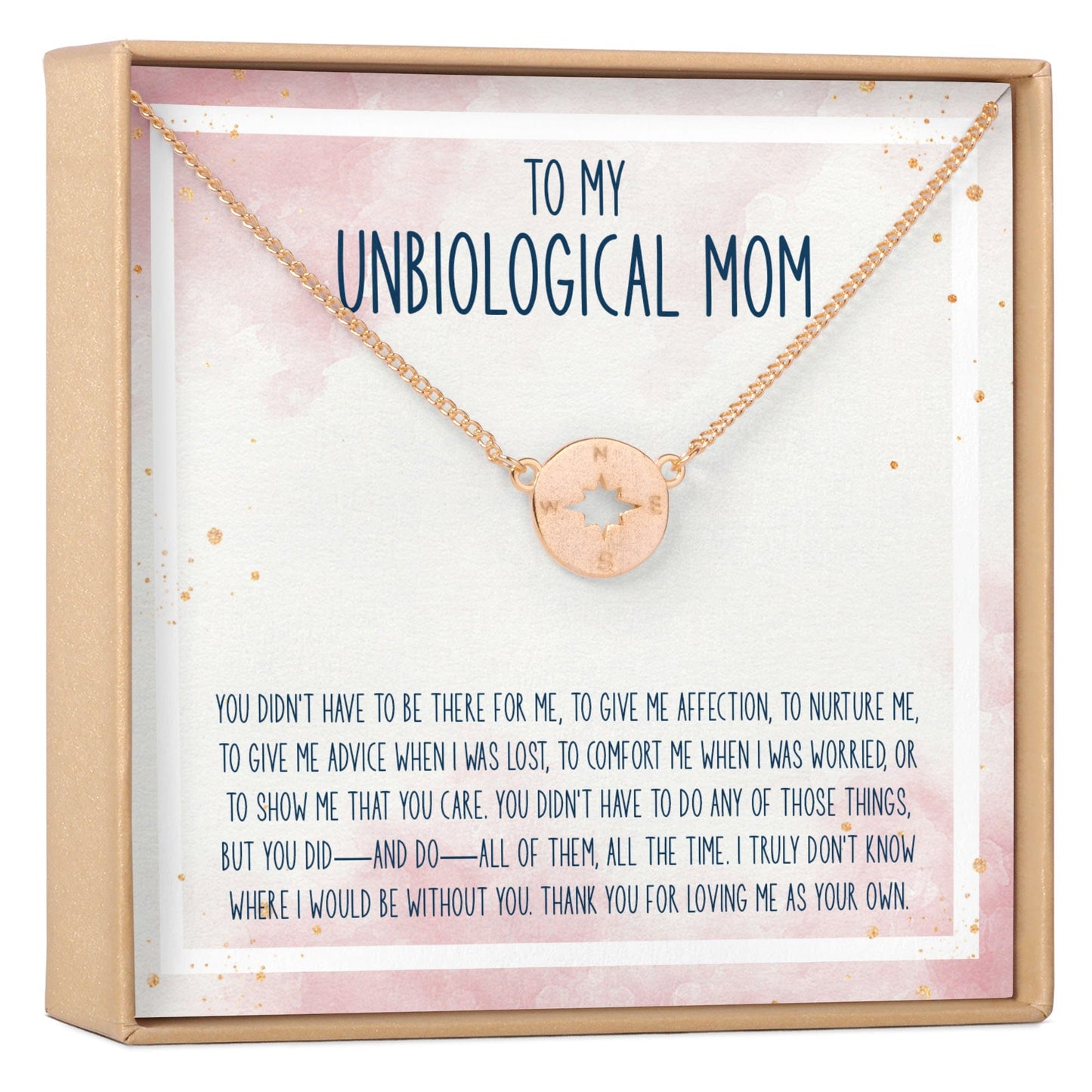 Unbiological Mom Necklace, Multiple Styles
