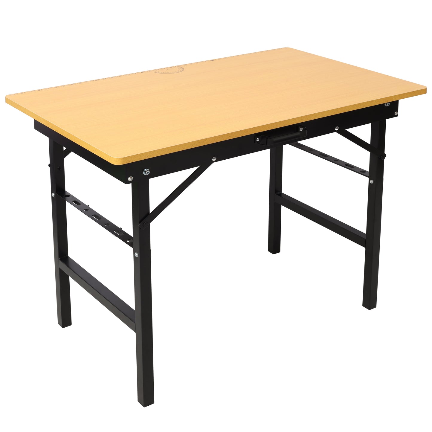 Portable Folding Work Table with Measuring Tape and Angle Finder