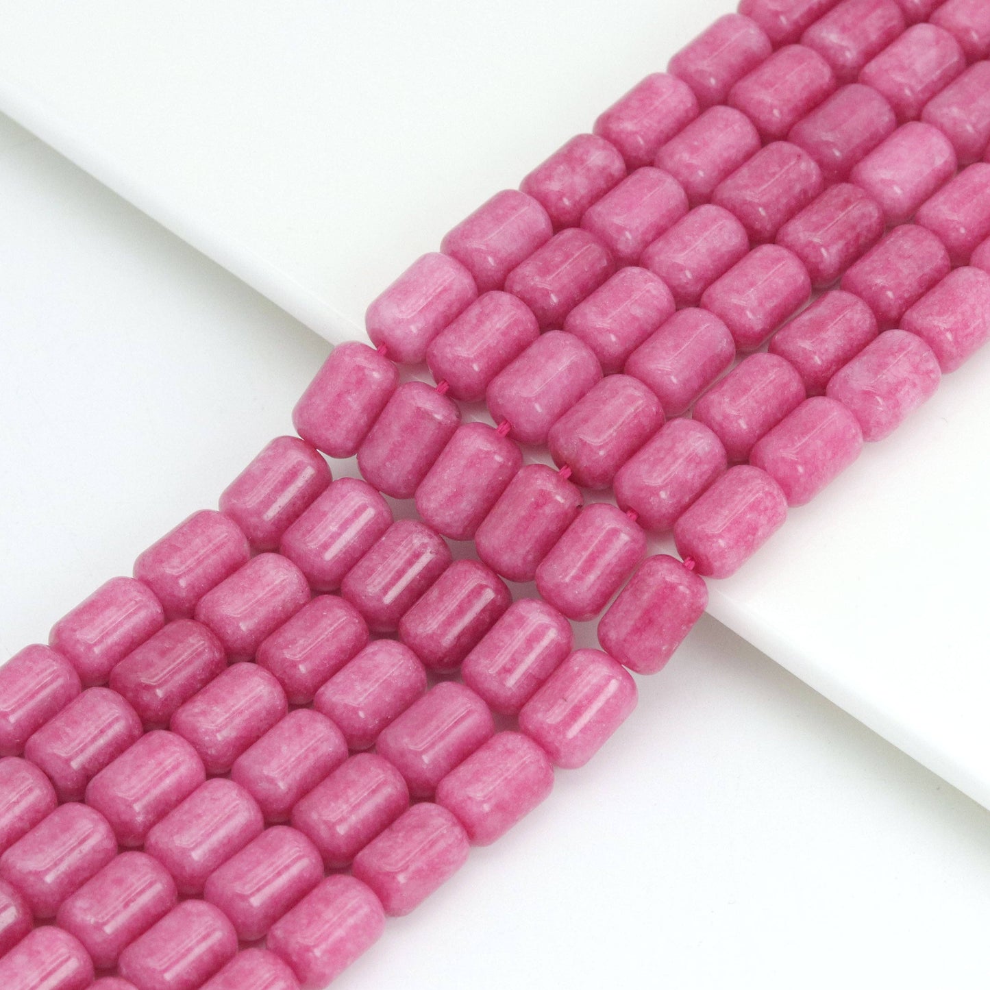 8x12mm Smooth Tube Jade Beads, Sku#U2131