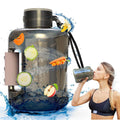 1.5L Large Capacity Portable Rechargeable Hydrogen Water Bottle 6 Min. Quick Electrolysis
