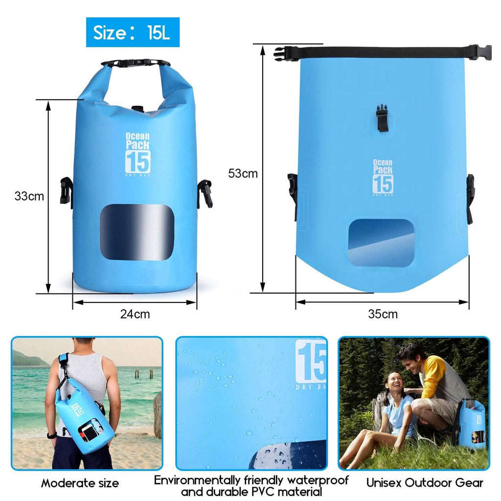 Sac étanche léger de 15 L