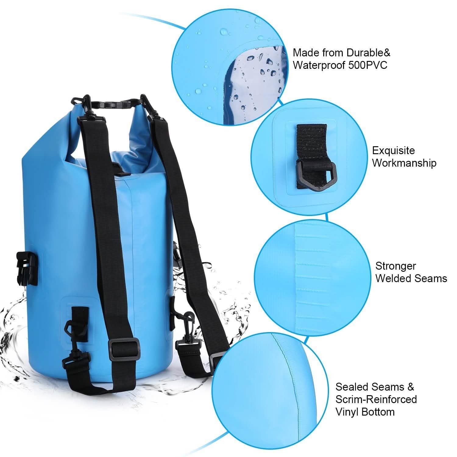 Sac étanche léger de 15 L