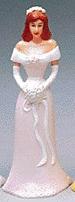 Demoiselle d'honneur - Robe rose - 4-1/2" de hauteur, 12 unités