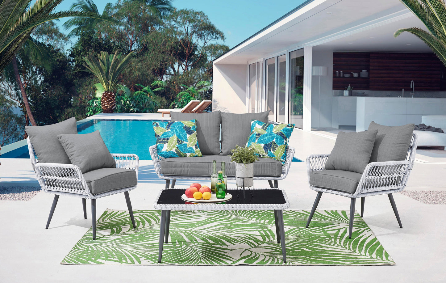 Portofino 4-Piece Conversation Set