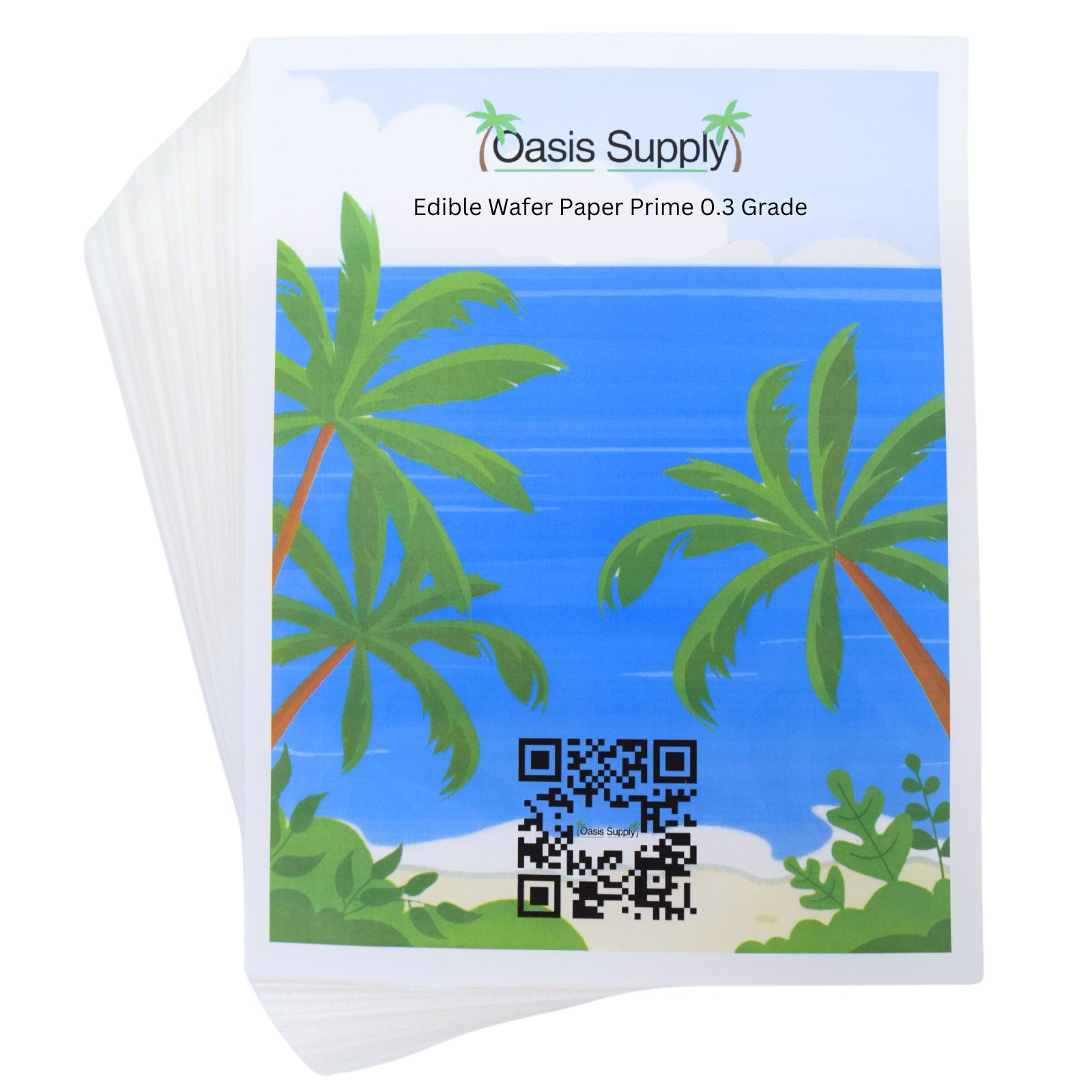 SAMPLE Edible O-Grade Wafer Paper  for Creators