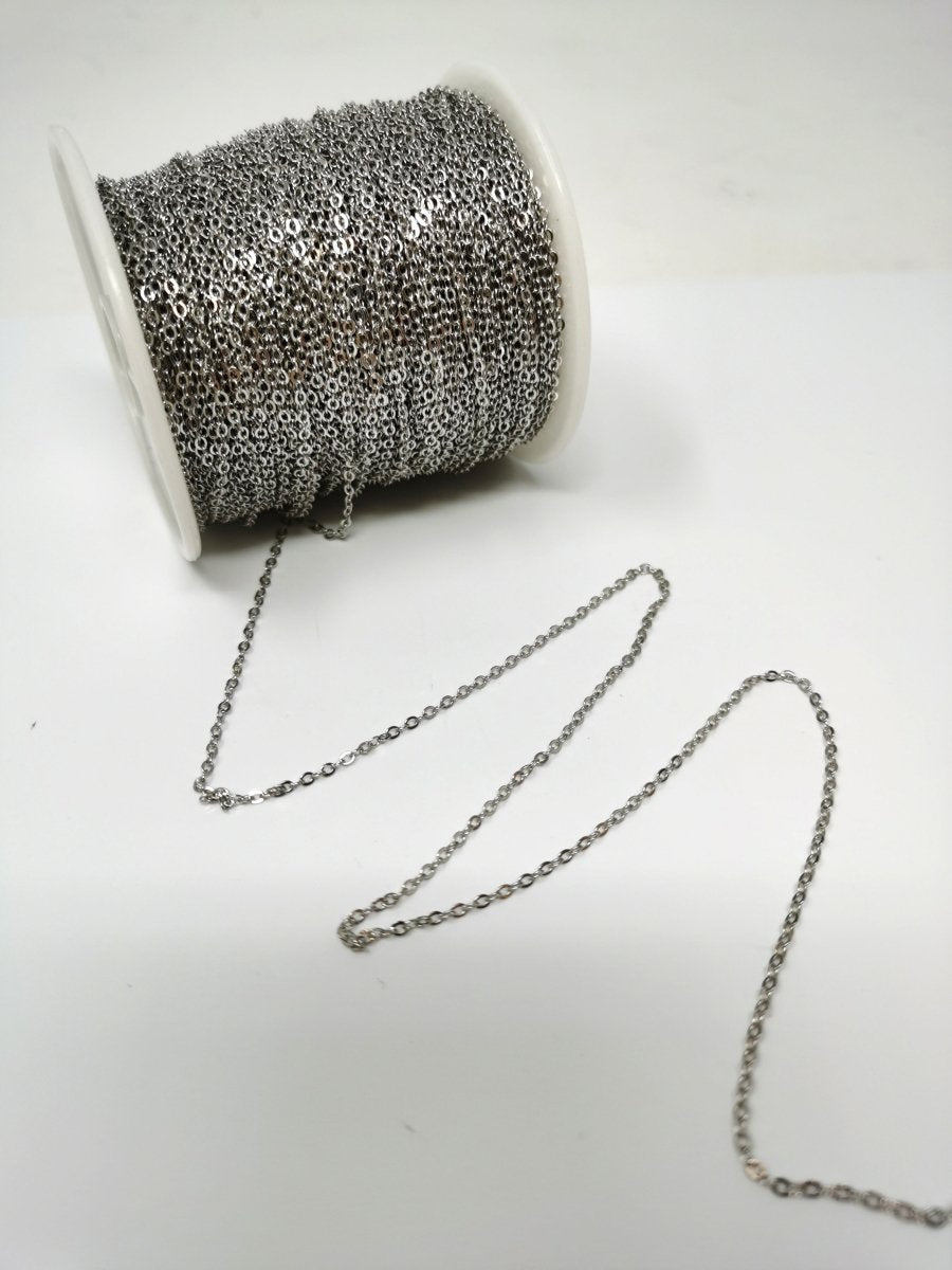 16K Gold Filled ROLO Cable Chain by Yard,  Gold Filled Cable Rolo Chain by Yard Wholesale Bulk Roll Chain For Jewelry | ROLL-023, ROLL-101
