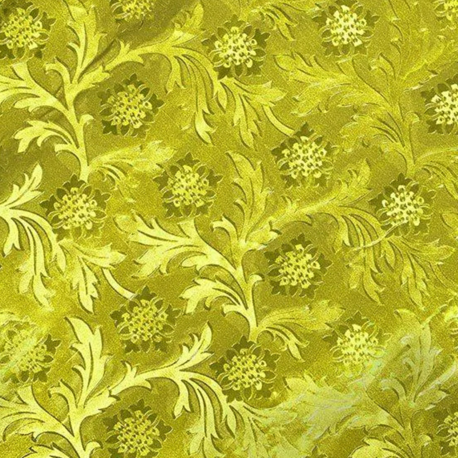 Feuille gaufrée Camelot de 20" x 30', jaune