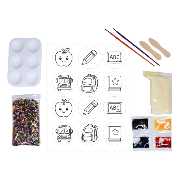 Back-to-School Yummy Doodle Cookie Decorating Kit – Fun Classroom or Home Activity for Kids