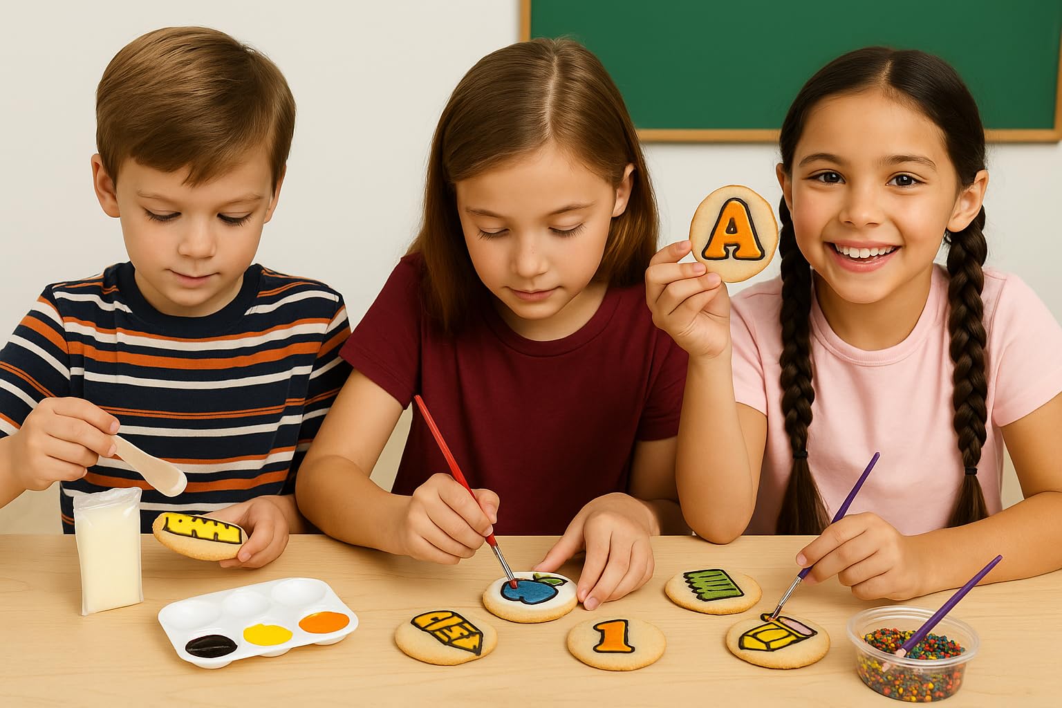 Back-to-School Yummy Doodle Cookie Decorating Kit – Fun Classroom or Home Activity for Kids
