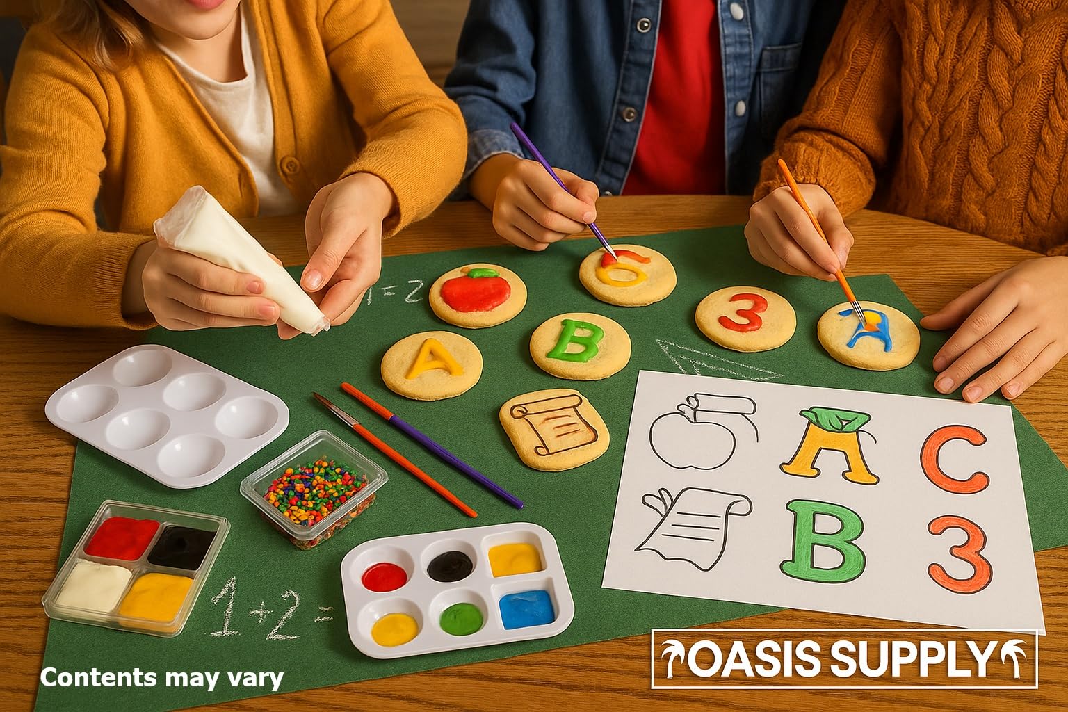 Back-to-School Yummy Doodle Cookie Decorating Kit – Fun Classroom or Home Activity for Kids