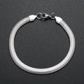 6mm Stainless Steel Snake Chain Bracelet – Unisex