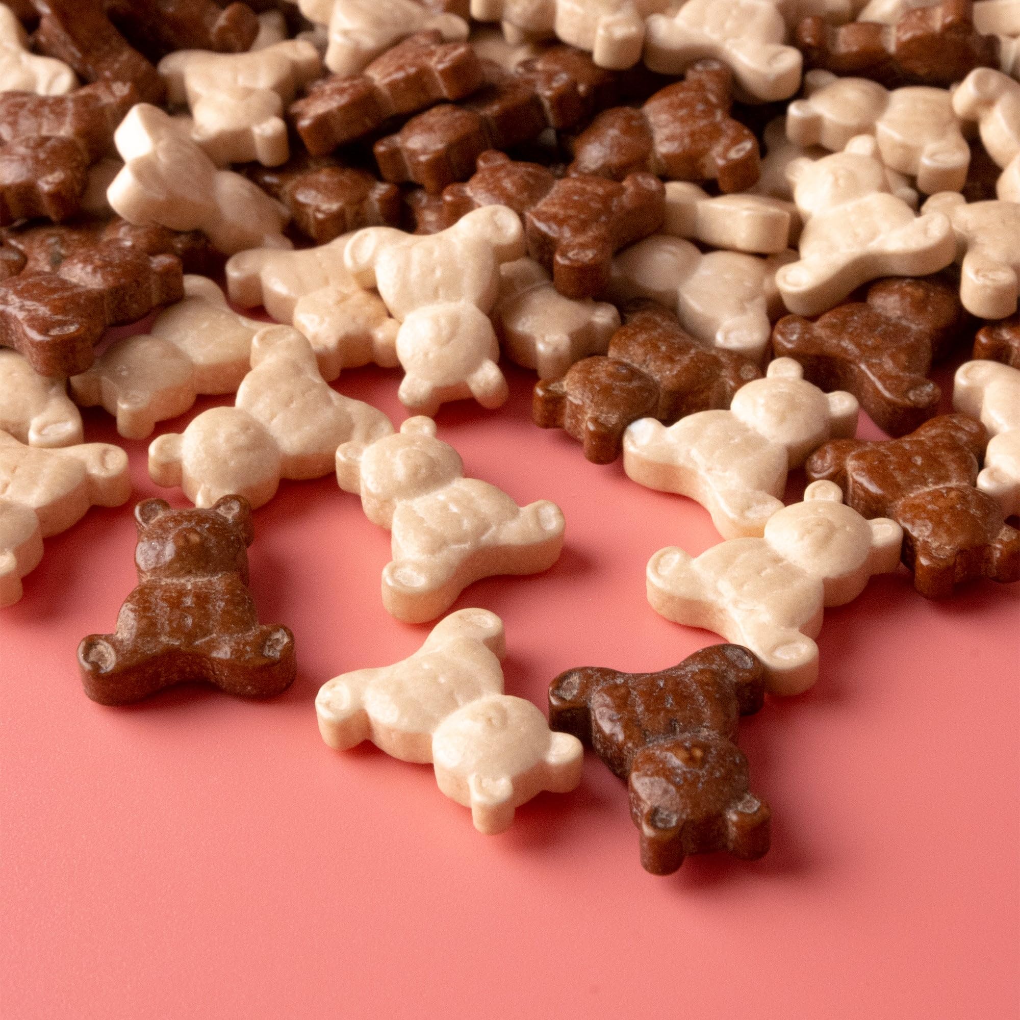 Oasis Supply – Sucres décoratifs et vermicelles pour baby shower. Décorations comestibles pour gâteaux, cupcakes et biscuits. Décorations de pâtisserie pour révélation du sexe, garçon, fille et fête neutre (ours en peluche – marron)