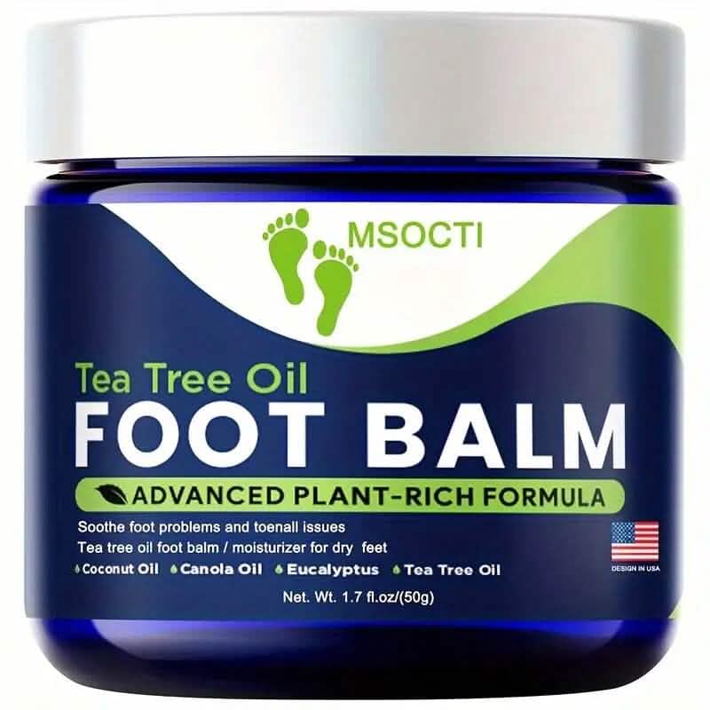 Tea Tree Oil Foot Balm Moisturizer for Dry Feet