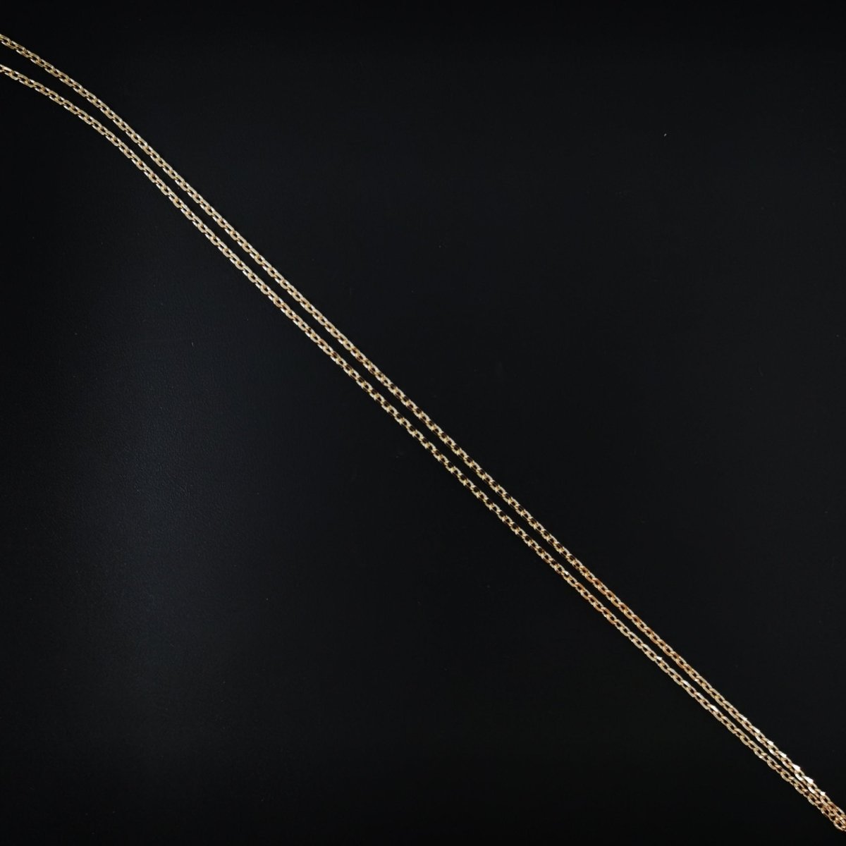 17.7'' Ready to Use 18K Gold Filled Thin Rolo Necklace Chain, Layering Rolo Chain Dainty Necklace, For Pendant Charm Necklace Making | CN-575