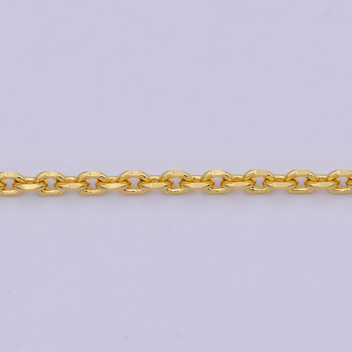 17.7'' Ready to Use 24K Gold Filled Thin Cable Necklace Chain, Layering Cable Chain Dainty Necklace, For Pendant Charm Necklace Making | WA-745 Clearance Pricing