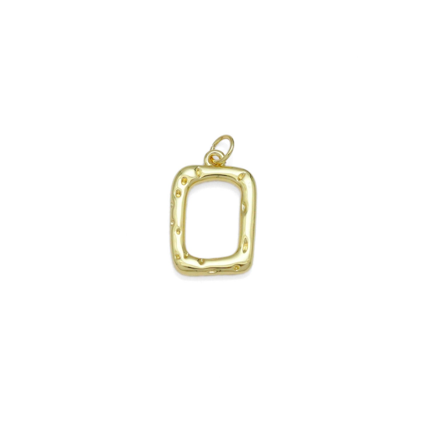 Rectangle Frame Charm Pendant, Sku#Y951