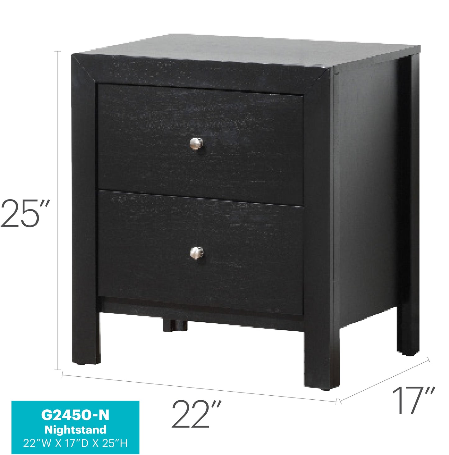 Elegantly Designed Bedside Table In Chic