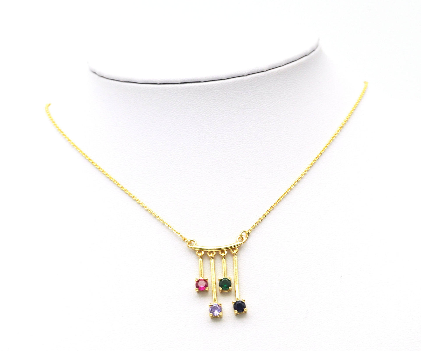 Multicolor CZ Charm, Sku#LK586