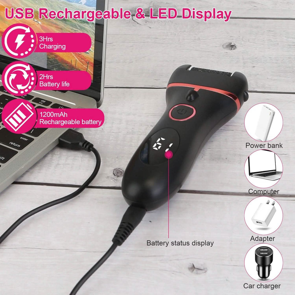 18-in-1 電動足裏角質除去ツール