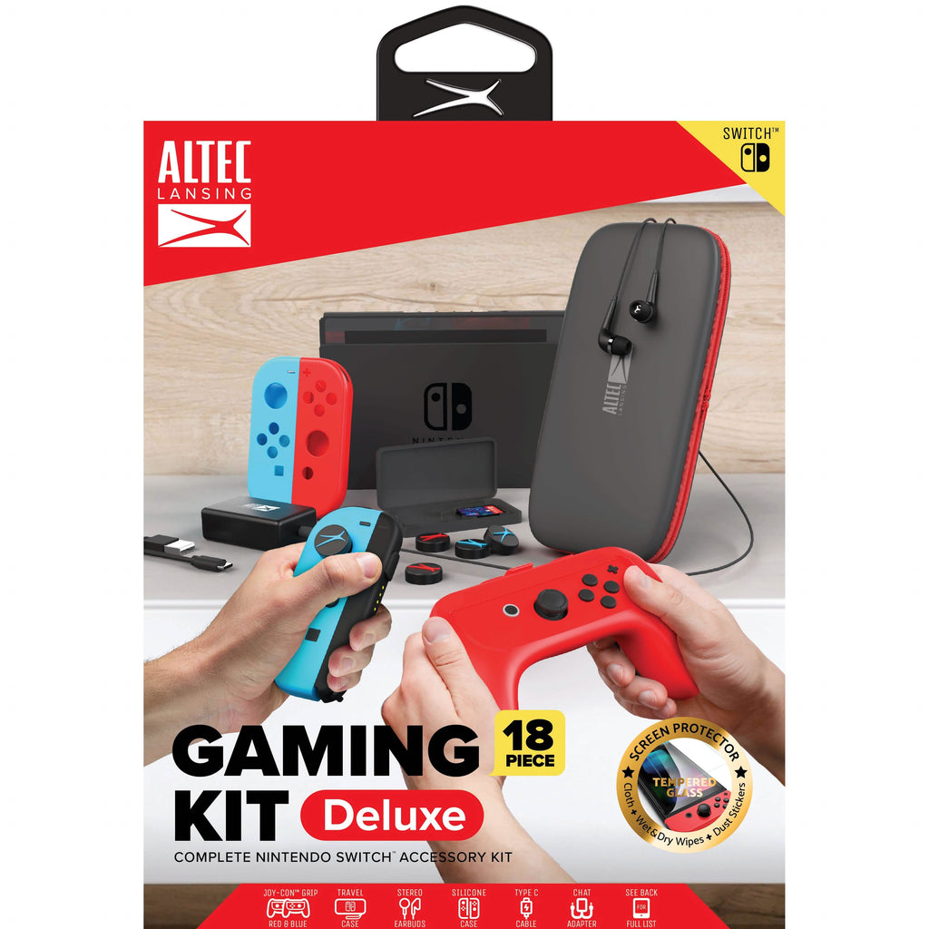 Ensemble de 18 pièces : Kit Altec Lansing pour Nintendo Switch