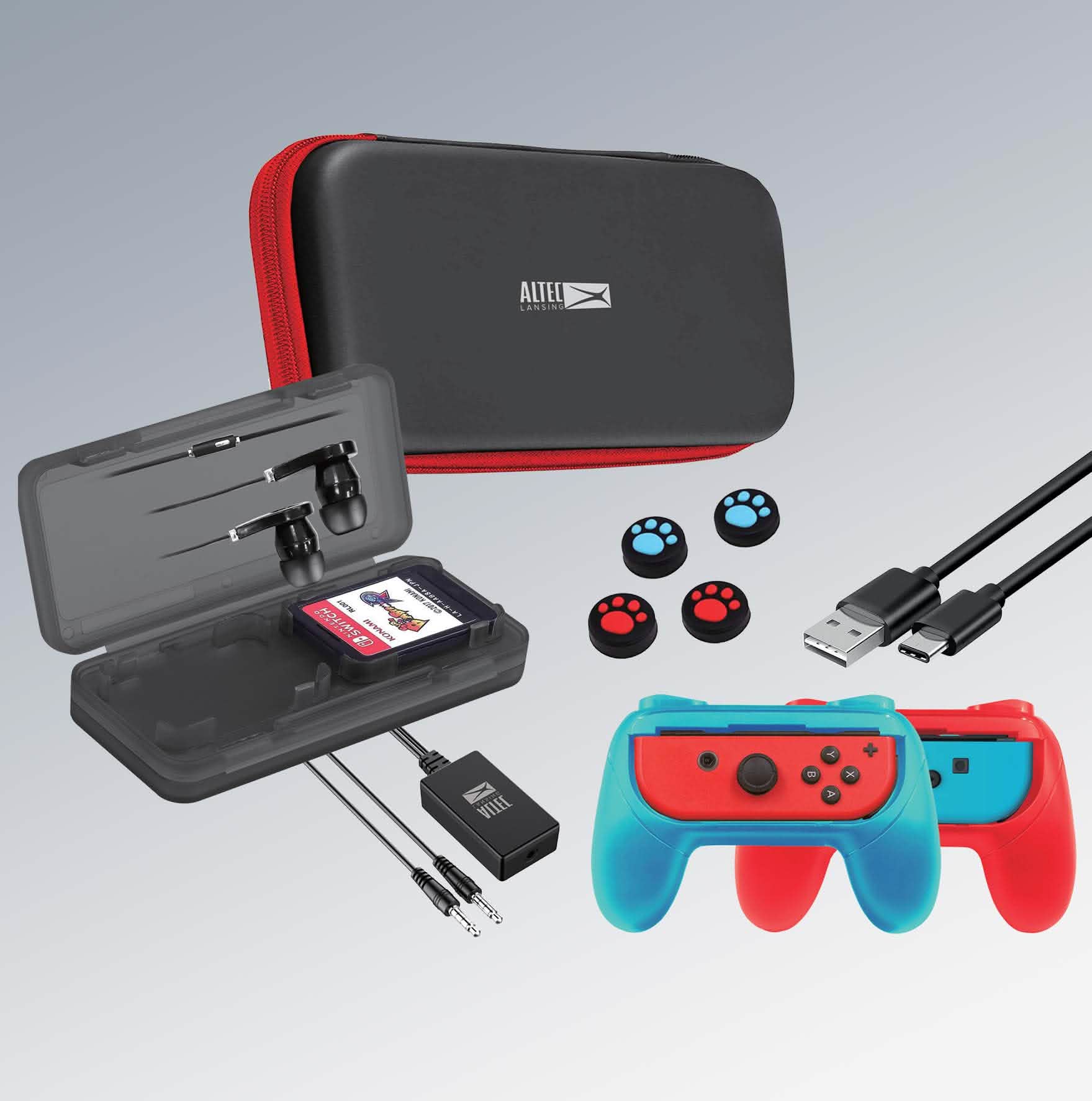Ensemble de 18 pièces : Kit Altec Lansing pour Nintendo Switch