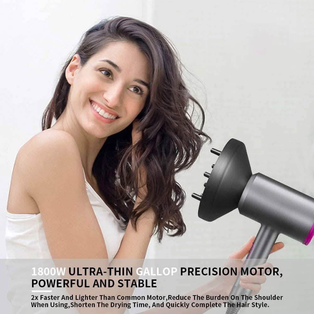 1800W プロフェッショナルヘアドライヤー ディフューザー イオニックコンディショニング