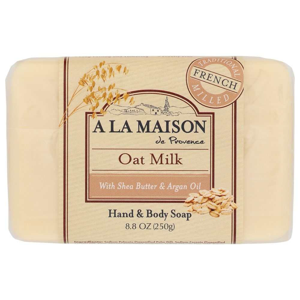 A LA MAISON DE PROVENCE: Bar Soap Oat Milk, 8 oz