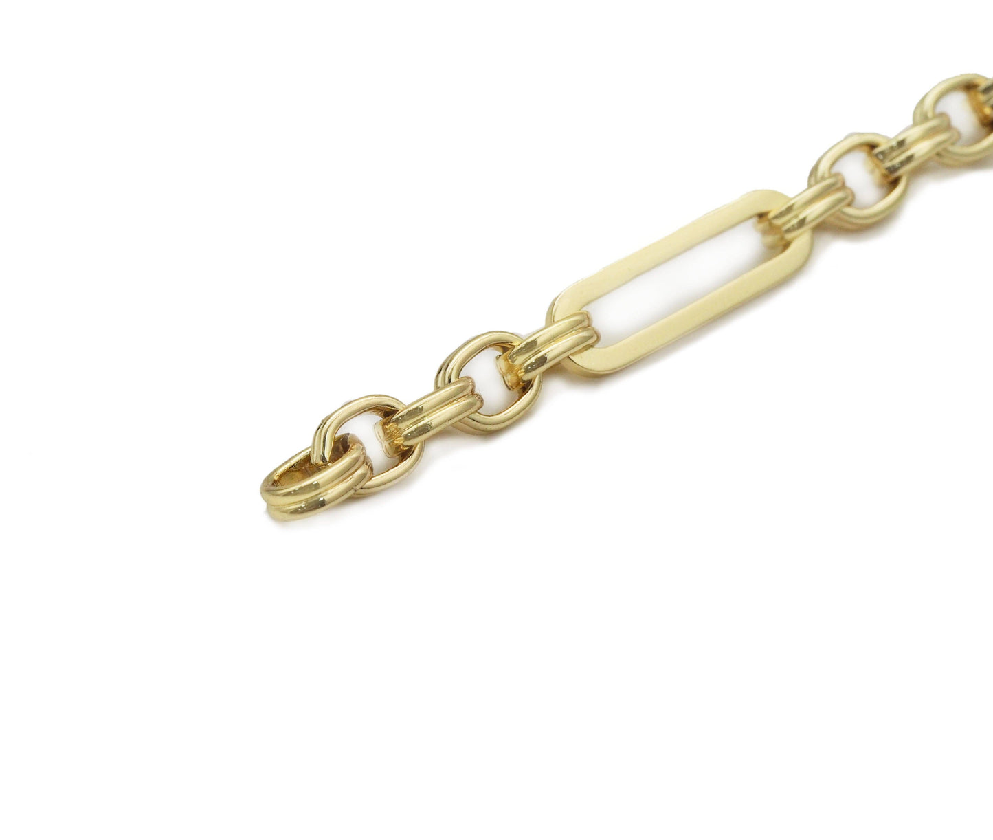 Long Link Mixed Paper Clip Chain by Yard, wholesale chain, unfinished chain, sku# LS28
