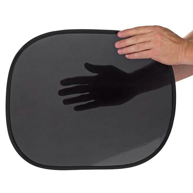 Lot de 2 pare-soleil adhésifs durables, flexibles et faciles à installer pour vitres