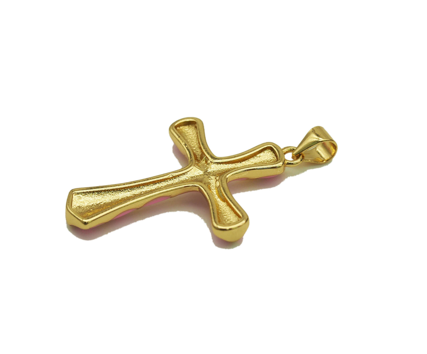 Enamel Cross Pendant, Sku#JL100