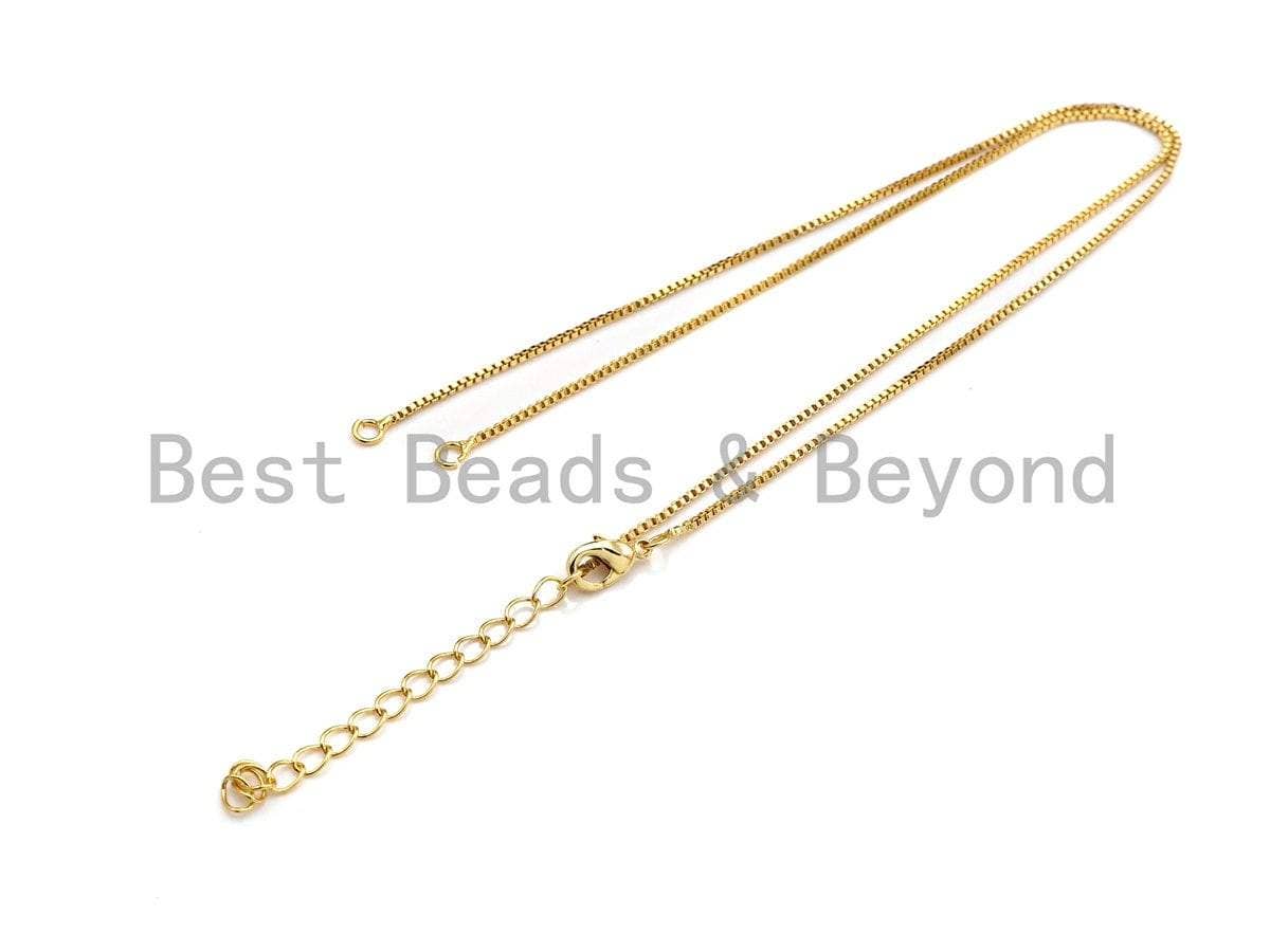 16" gold/Silver Color Chain Necklace Connector Chain,sku#P51