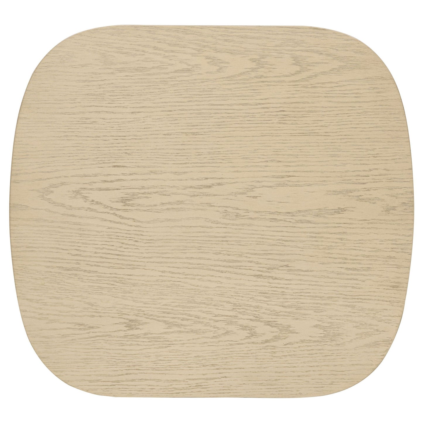 Kailani Coastal Square End Side Table with Shelf Beige Oak