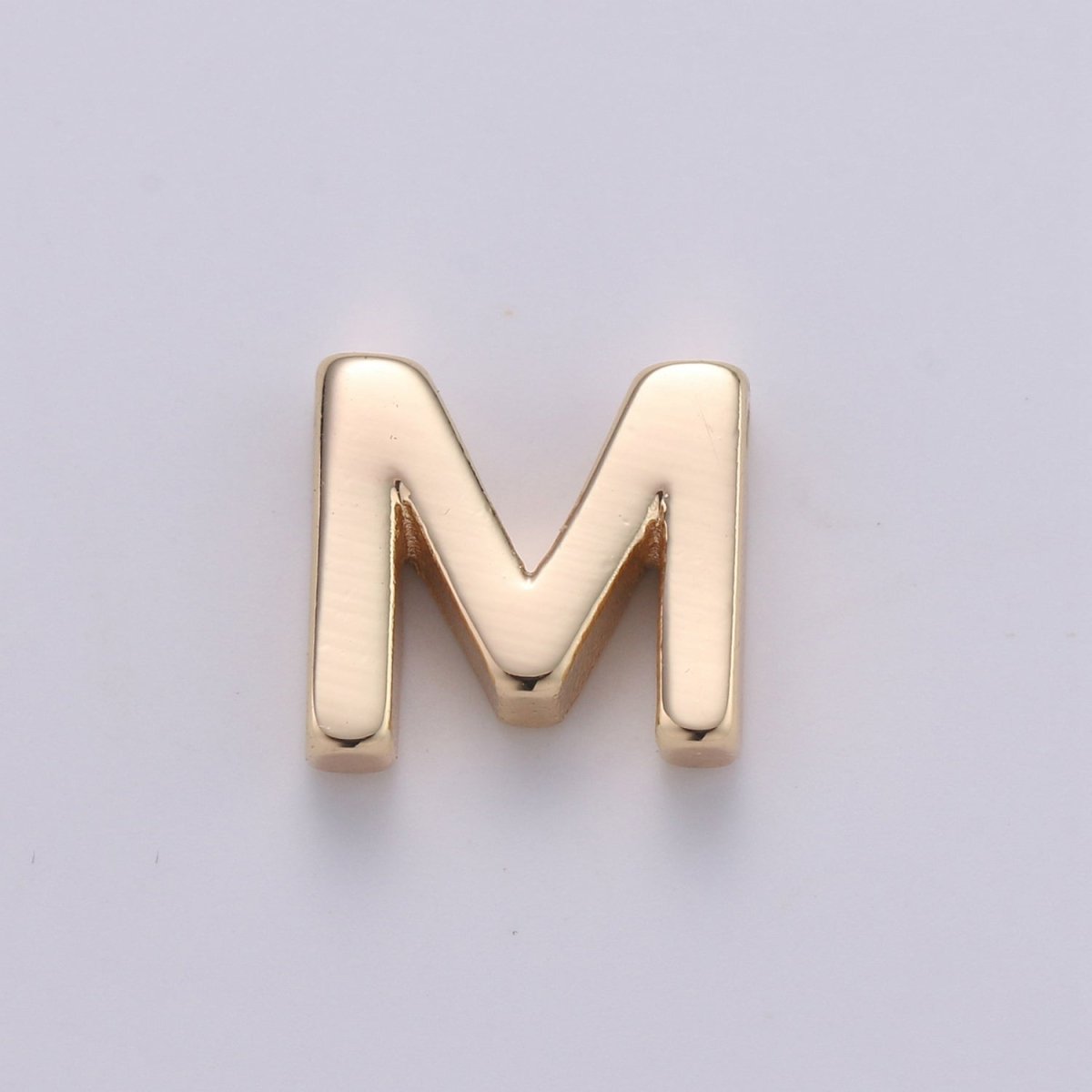 18K Gold Filled Letter Charms, Letter Beads, Initial Charms, Bracelet Charms, Mini Pendant Charms for Necklace Alphabet Beads Charm 8x6mm A-085 to A-097