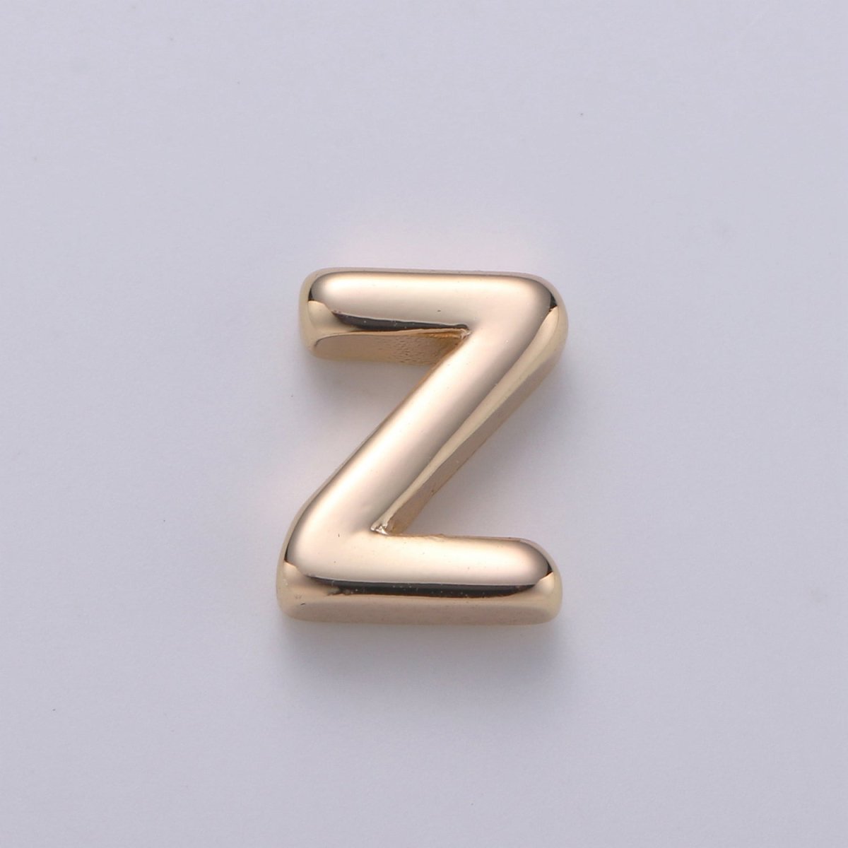 18K Gold Filled Letter Charms, Letter Beads, Initial Charms, Bracelet Charms, Mini Pendant Charms for Necklace Alphabet Beads Charm 8x6mm A-085 to A-097