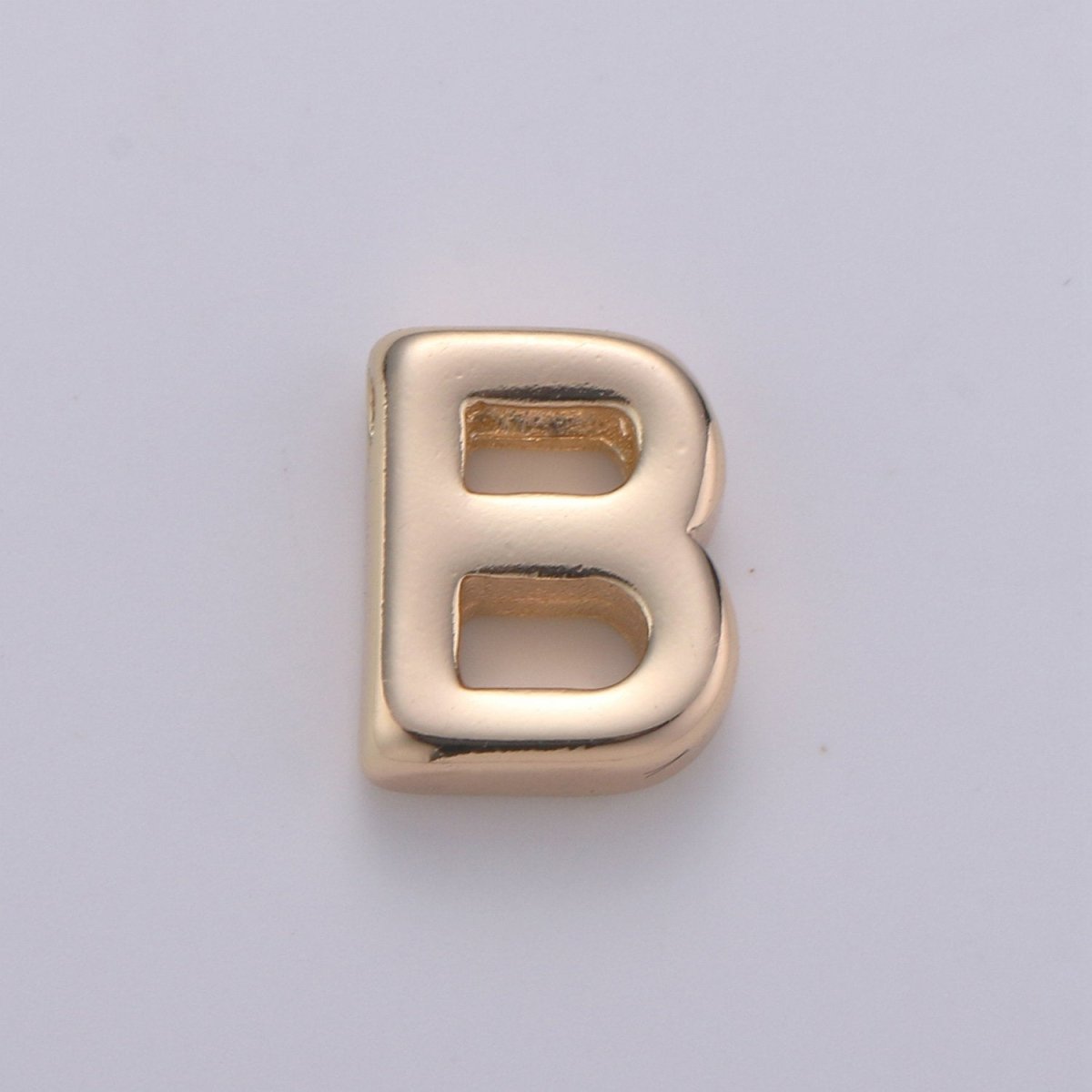 18K Gold Filled Letter Charms, Letter Beads, Initial Charms, Bracelet Charms, Mini Pendant Charms for Necklace Alphabet Beads Charm 8x6mm A-085 to A-097