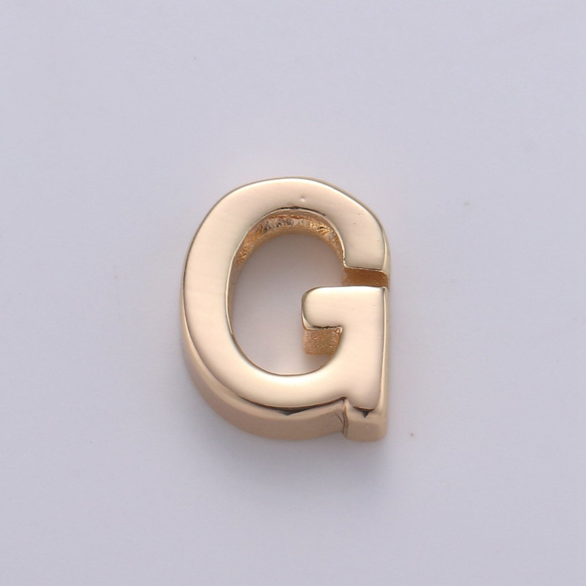18K Gold Filled Letter Charms, Letter Beads, Initial Charms, Bracelet Charms, Mini Pendant Charms for Necklace Alphabet Beads Charm 8x6mm A-085 to A-097