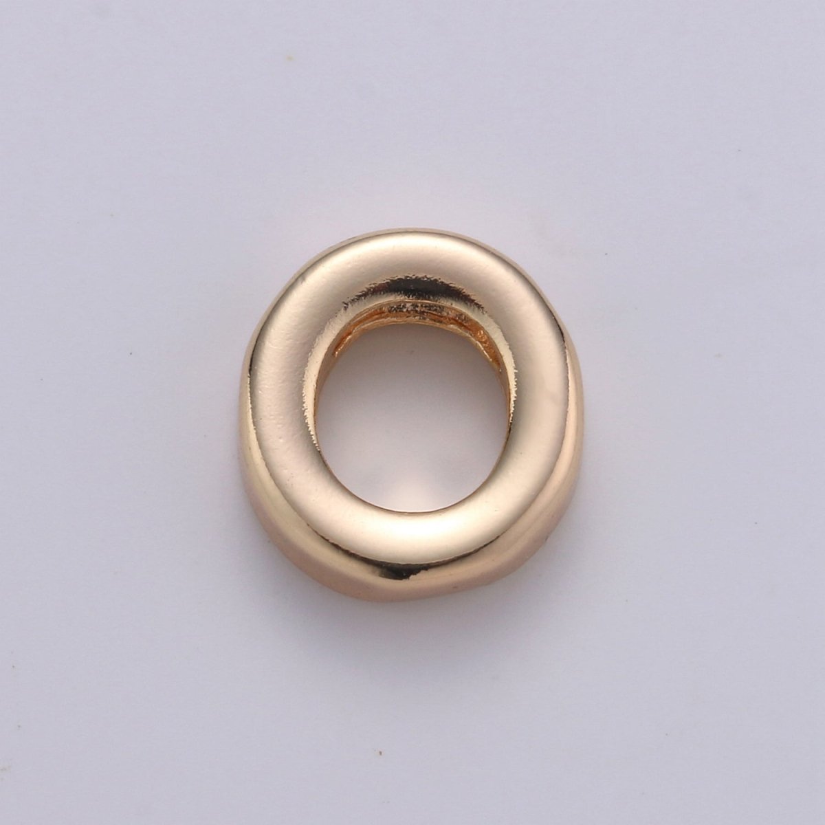 18K Gold Filled Letter Charms, Letter Beads, Initial Charms, Bracelet Charms, Mini Pendant Charms for Necklace Alphabet Beads Charm 8x6mm A-085 to A-097