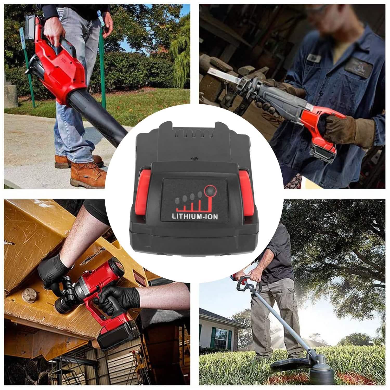 18Vバッテリー交換用 Milwaukee M18コードレス電動工具対応