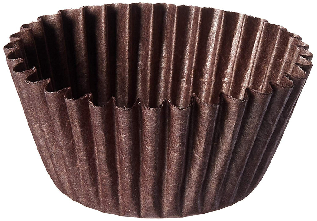 Mini Glassine Baking / Candy Cups,  Brown Candy Cups