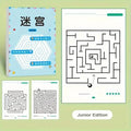 192 Patterns Concentration Maze Training Book