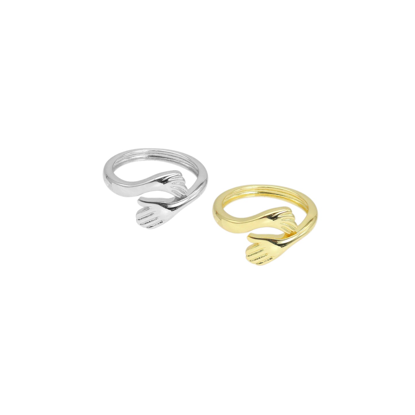 Hands Statement Open Ring, Sku#X279