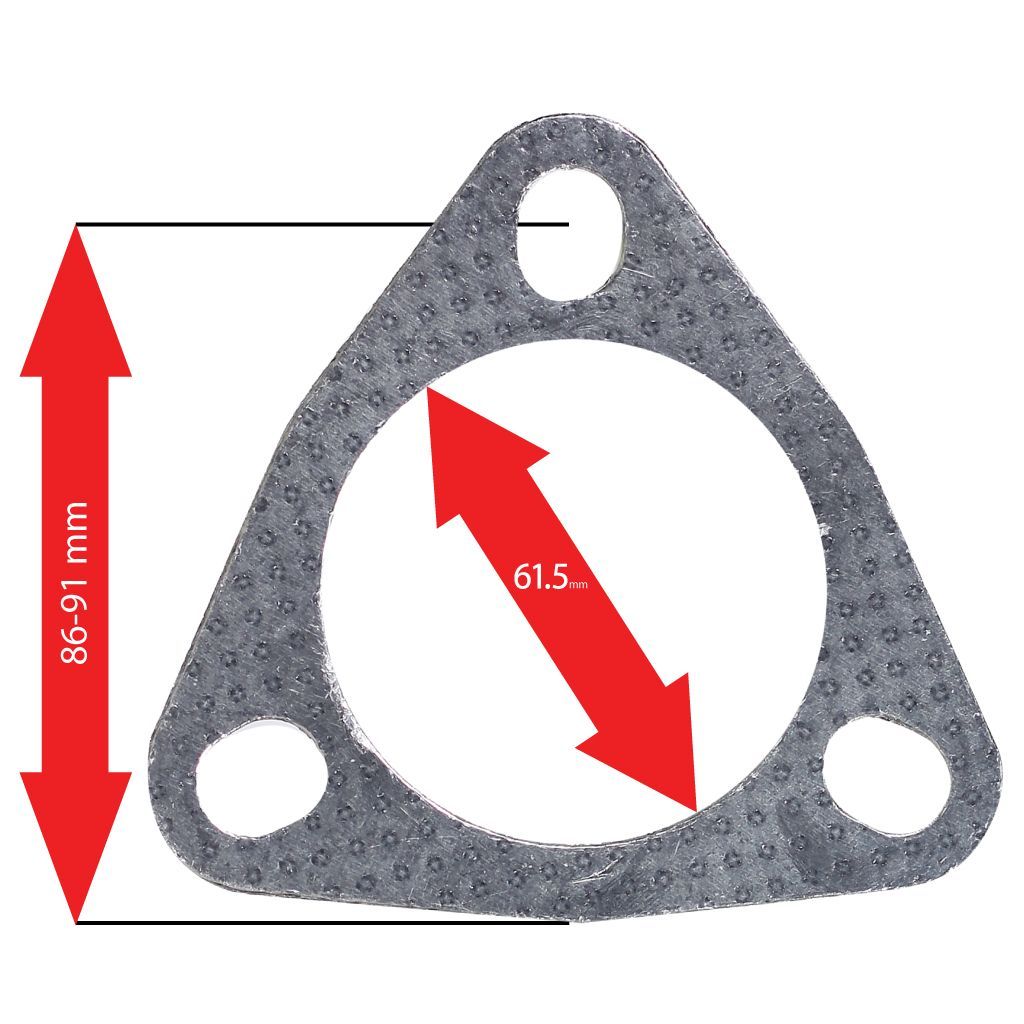 Apexi A'PEXi Exhaust Gasket (Three Bolt) - Replacement *Discontinued