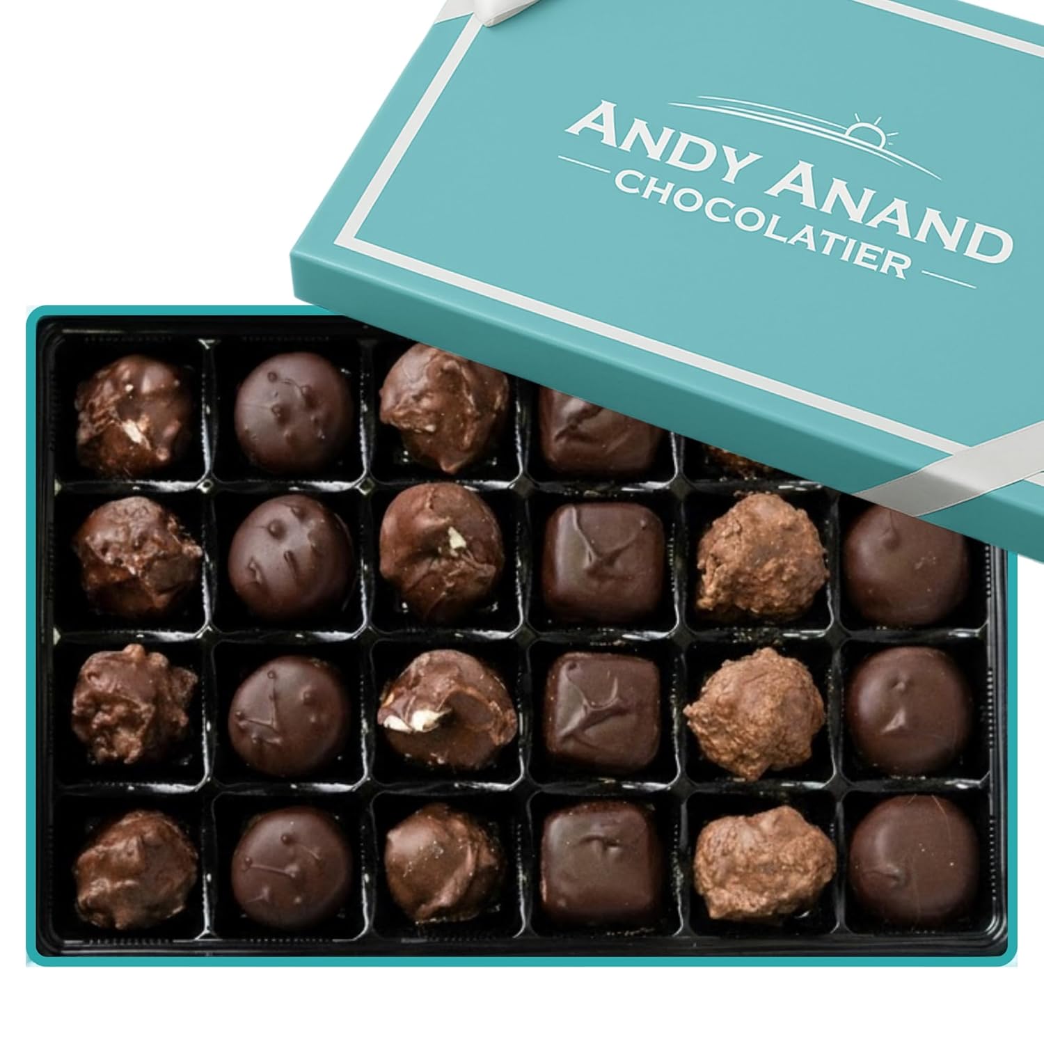 Andy Anand Sugar-Free Chocolate Sampler, 13 oz – Diabetic-Friendly, Assorted Gourmet Flavors, Guilt-Free Indulgence, Birthday & Holiday Gift