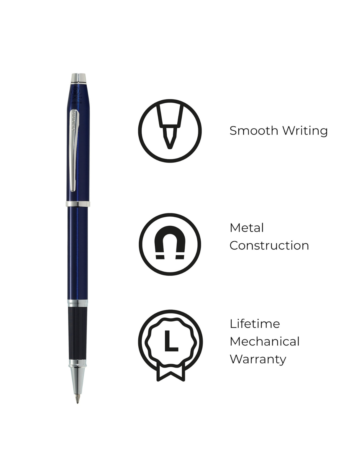 Century® II Blue Lacquer Rollerball Pen